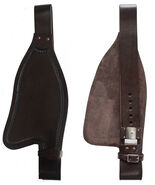 Horse Western Adult Tooled  Brown Leather Replacement Saddle Fenders 5214DB - $69.29