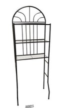 Home Basics- 3 Tier Bathroom Shelves Space Saver Black Steel 24.4&quot;Lx14&quot;Dx68&quot;H - £30.36 GBP