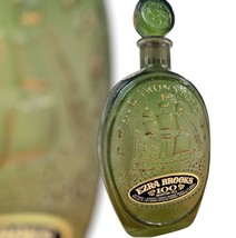 Vintage 1970’s Ezra Brooks &quot;Old Ironsides&quot; Green decanter - $29.00