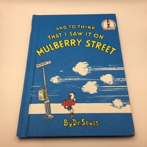 Vintage Out of Print New Dr. Seuss And To Think That I Saw It On Mulberry Street - £39.50 GBP