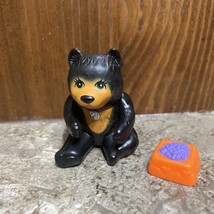 Vintage Kenner Littlest Pet Shop LPS Honey Bear &amp; Food Dish - $9.99