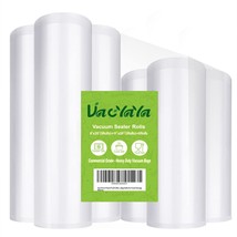 6 Pack 8&quot;X20&#39;(3Rolls) And11&quot;X20&#39; (3Rolls) Vacuum Sealer Bags Rolls With Bpa Free - £34.47 GBP