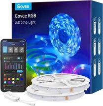 Govee Smart Led Strip Lights For Bedroom, 32 Point 8 Feet Of Wifi Led Light - $644.62 MXN
