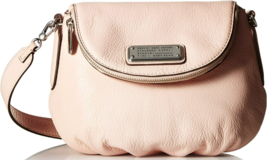 MARC JACOBS NEW Q NATASHA PEARL BLUSH PINK LEATHER SMALL CROSSBODY BAGNWT! - £205.27 GBP