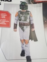 Star Wars Boba Fett Halloween Costume Boys Med (8-10) 3 Piece Set New Complete - £15.82 GBP