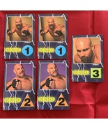 Lot Of 5 Bill Goldberg WCW Pro Wrestling Thunder Game Trading Card - €10,59 EUR