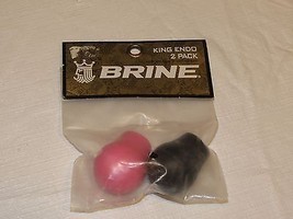 Brine 2 pack Lacrosse endos King logo ENDO women&#39;s pink black NOS NEW ol... - $19.79