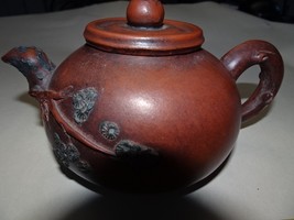 Vintage Chinese Yixing Zisha Clay Teapot – Plum Blossom Design – Signed ... - $2,569.83 MXN