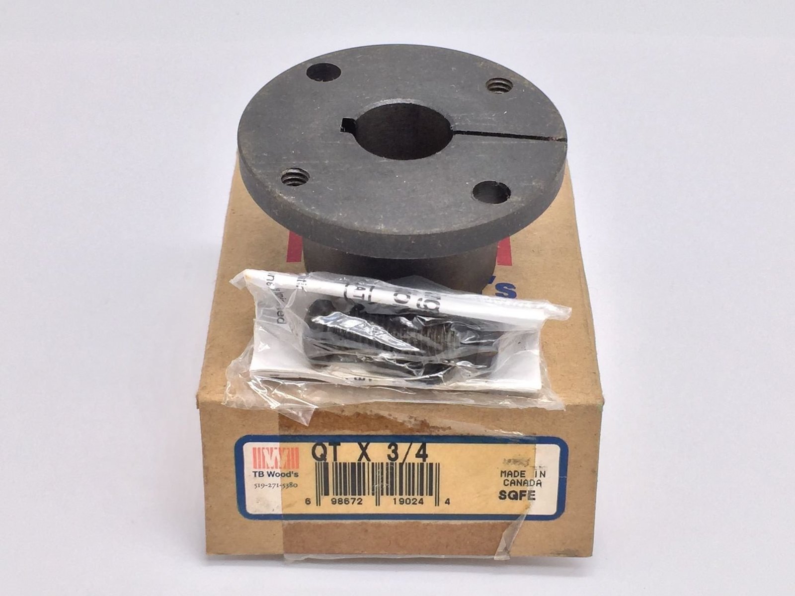 NEW WOODS QT X 3/4 BUSHING 3/4IN BORE - $12.00