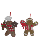 Ornament Clay Dough Gingerbread w/Glitter SHIPS IN 24 HOURS - MJ - $19.88