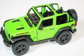 5 Inch - 2018 Jeep Wrangler Rubicon Soft Top - 1/34 Scale Diecast Model - GREEN - £11.67 GBP