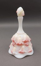 Fenton K. Brightbill Signed Pink Satin Lily Of The Valley 95th Anniversary Bell - £475.47 GBP
