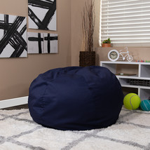 Navy Bean Bag Chair DG-BEAN-LARGE-SOLID-BL-GG - £132.65 GBP