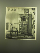 1960 Baker Furniture Advertisement - Desk and Chair - $14.99