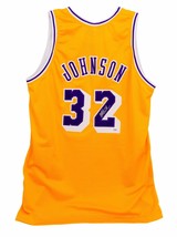 Magic Johnson Signed Lakers Yellow Jersey PSA/DNA COA Autograph Gold Los Angeles - £287.09 GBP