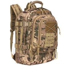 60L Men Military Tactical Backpack Molle Army Hiking Climbing Bag Outdoor Waterp - £153.64 GBP