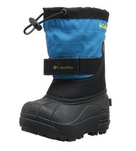 Columbia Toddler Powderbug Plus II Waterproof Winter Boots, Black/Blue BNIB - $29.75