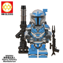 The Mandalorian series Heavy Infantry Mandalorian WM994 Minifigures Toys - £3.09 GBP