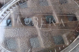 Antique EAPG Pattern Eureka Glass platter original [GL-1] - £19.50 GBP