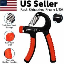 Hand Grip Strength Power Trainer Gripper Strengthener Adjustable Gym Exe... - $8.32