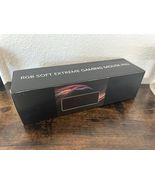 New Large RGB Gaming Mouse Pad 15 Light Modes Touch Control Extended Sof... - $29.99