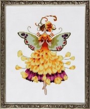 Complete Xstitch Kit with AIDA  "BUTTERCUP NC195" Pixie Blossoms by Nora Corbett - $54.44