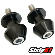 Hayabusa Swingarm Spools Suzuki Black 1999-2016 2017 2018 2019 2020 2022... - $19.99