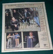 COUNTING CROWS SHOW NEWSPAPER SUPPLEMENT VINTAGE 1997 - £19.92 GBP