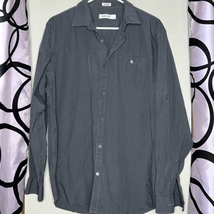 Calvin Klein button-down long sleeve top size large - $11.76