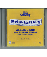 IBM Crayola: Print Factory All-In-One Art &amp; Print Studio (Win/Mac CD-ROM... - £6.74 GBP