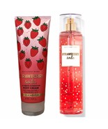 Bath &amp; Body Works Strawberry Soda Ultimate Hydration Body Cream Fragranc... - $41.03 CAD