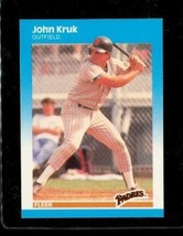 Vintage 1987 FLEER Baseball Trading Card #420 JOHN KRUK San Diego Padres - £7.90 GBP