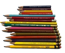 Vintage Lot of 16 Colored Pencils Mongol Pedigree Staedtler Used Art Drawing - $17.98