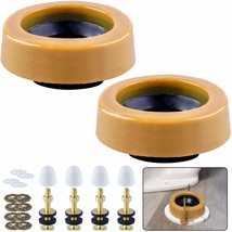 Extra Thick Wax Ring Toilet,With Flange And Bolts For Reinstallation Of The Toil - £31.41 GBP