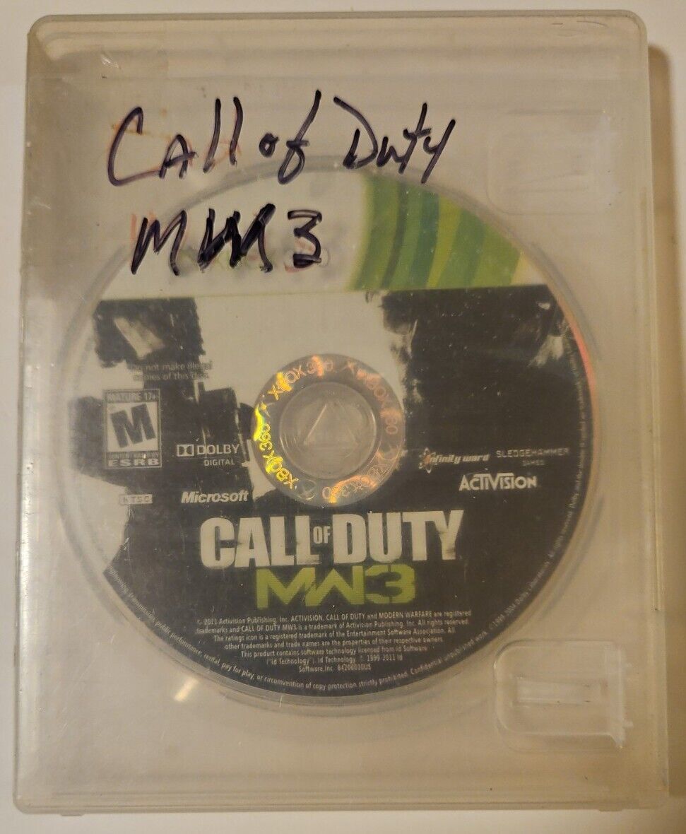 Call of Duty Modern Warfare 3 MW3 Microsoft Xbox 360 - $0.98