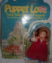 Vintage Puppet Love Little Red Riding Hood Fairy Tale Finger Puppet 1977 - $5.99