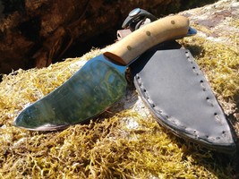 Hand forged skinning knife - £168.48 GBP