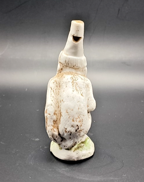 Antique pottery figural monkey whistle. Item image 3