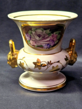 Vintage 5.5&quot; Floral Urn Vase Planter Charleton AWCO Abels Wasserberg Co - France - $44.53