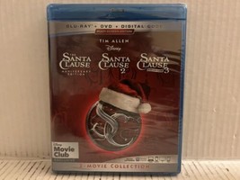THE SANTA CLAUSE 1, 2 &amp; 3 Multi-Screen Blu-ray + DVD + Digital, Damaged ... - $24.74