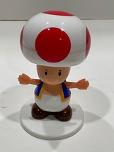 Super Mario Bros Toad  Action Figure 2016 Nintendo Toy very rare used excellent - £23.50 GBP