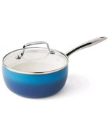Pioneer Woman ~ HARLOW ~ DENIM BLUE ~ 3.5 Quart ~ Nonstick ~ Saucepan w/Lid - $60.00