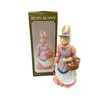 Vintage Mrs. Rabbit Peter Rabbit Easter Resin Figurine 11inch Bunny - £14.74 GBP