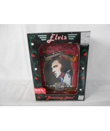 Elvis Presley Holographic Musical Burning Love Ornament American Greetin... - $262.44 MXN