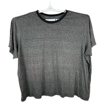 Basic Editions Mens 4xL Soft Heather Gray T-Shirt Cotton &amp; Polyester - $18.50