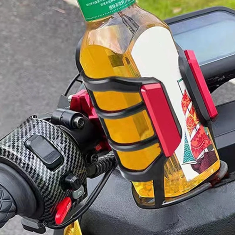 Water Bottle Cage for Motorbike Scooter MTB Handlebar Beverage Drink Cup Holder - £21.81 GBP+