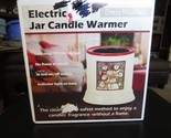Vintage Crazy Mountain Electric Jar Candle Warmer Large Snowman Family - £28.73 GBP