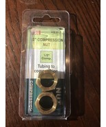 508 61-8 Nut Comp 1/2&quot;, Ldr Industries, EACH, CD, Brass. Used for compre... - $201.45 MXN