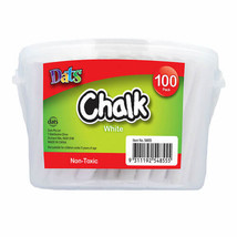 Dats Non-toxic Jumbo Chalk (100pk) - White - £22.83 GBP