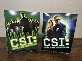 CSI Dvd Crime Scene Investigation The Complete 1st &amp; 3rd Seasons TV LOT (2) - £10.44 GBP